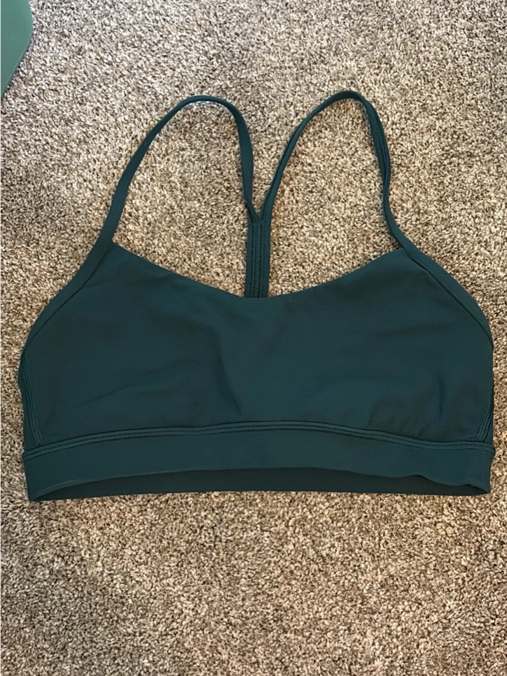 lululemon athletica Dark Teal Strappy Sports Bra